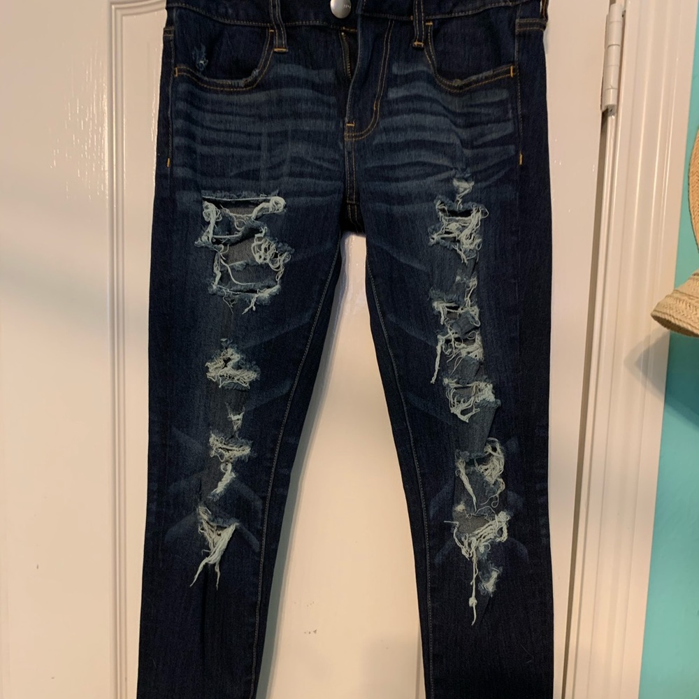 American Eagle Ripped Jeggings